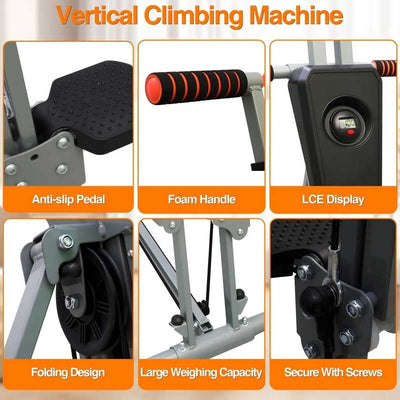 Vertical Maxi Climber Fitness Machine