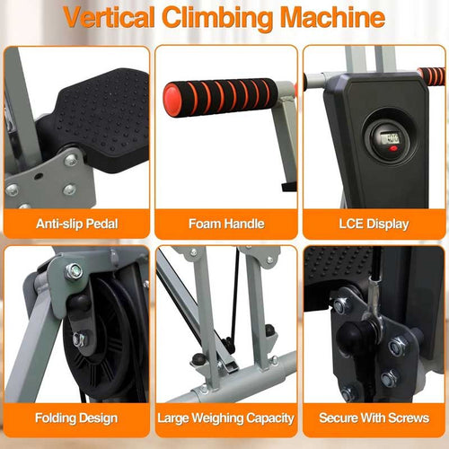 Vertical Maxi Climber Fitness Machine