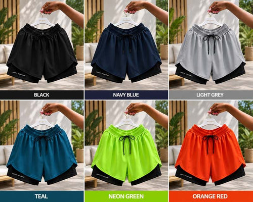 2Pcs Gym Shorts