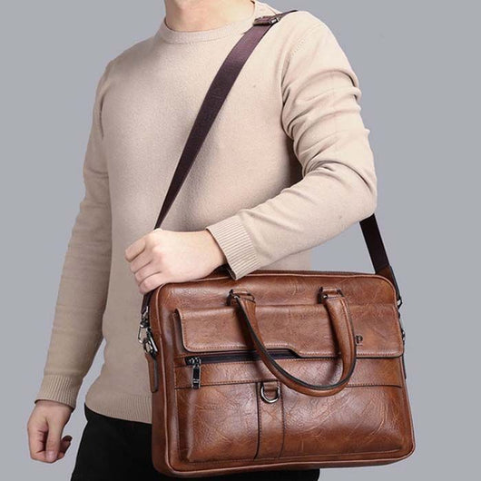 Jeep single pocket laptop bag