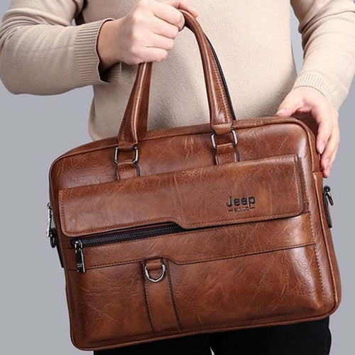 Jeep single pocket laptop bag