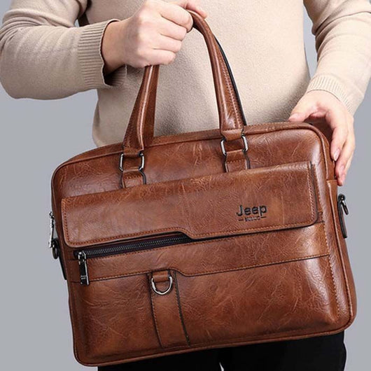 Jeep single pocket laptop bag