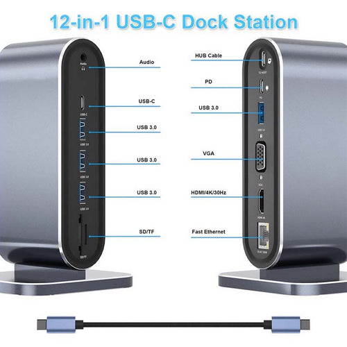 12in1 Docking Station