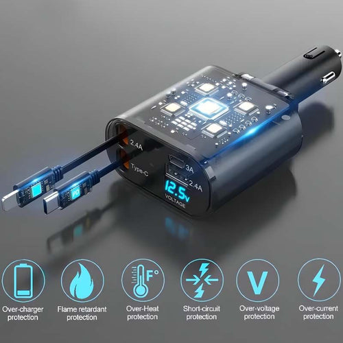 4in1 Car Fast Charger