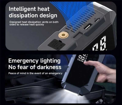 Smart Multifunction Car Jump Starter And Tire Inflator