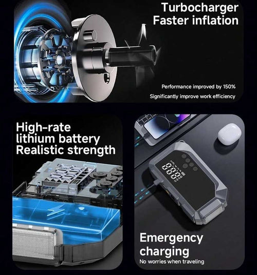Smart Multifunction Car Jump Starter And Tire Inflator