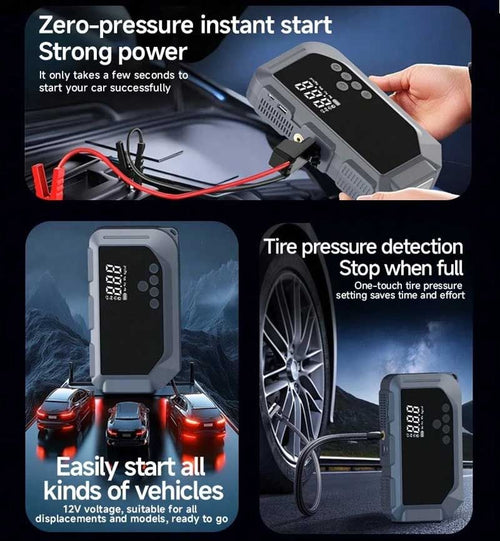 Smart Multifunction Car Jump Starter And Tire Inflator