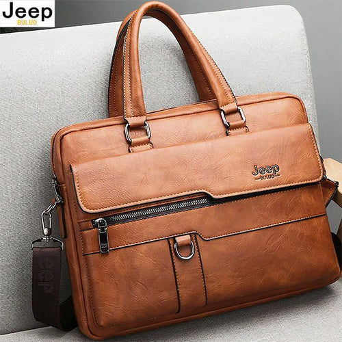 Jeep single pocket laptop bag