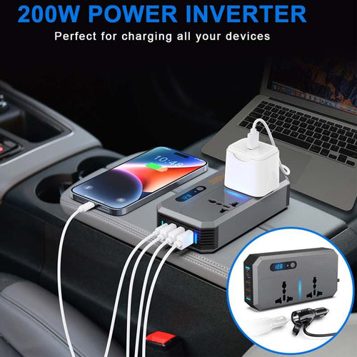 200W Car Power Inverter