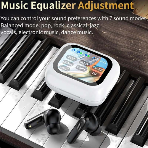 Full Touch Screen Wireless Earbuds