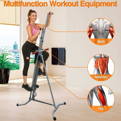 Vertical Maxi Climber Fitness Machine