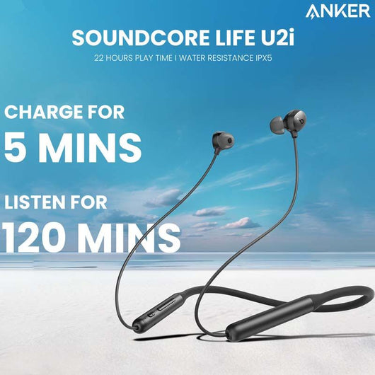 Anker Soundcore Life U2i Wireless Neckband Earphones