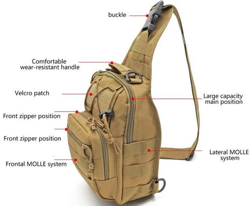 Tactical Crossbody Camo Bag