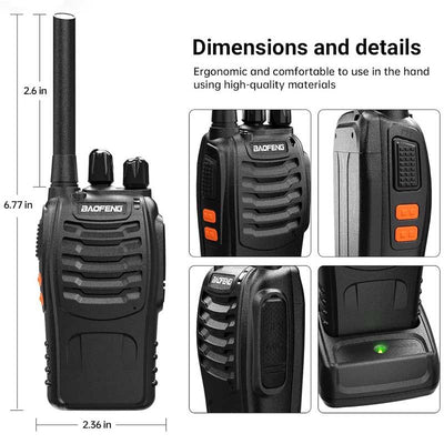 5KM Baofeng 888s Walkie Talkie