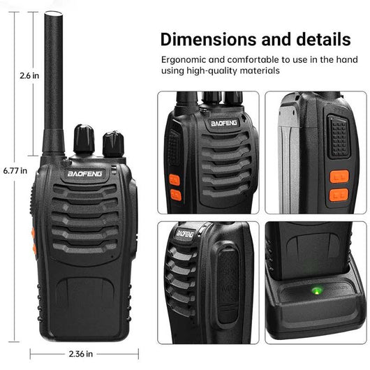 5KM Baofeng 888s Walkie Talkie