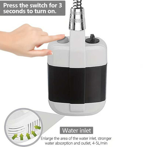 Portable Rechargeable Outdoor Bucket Shower