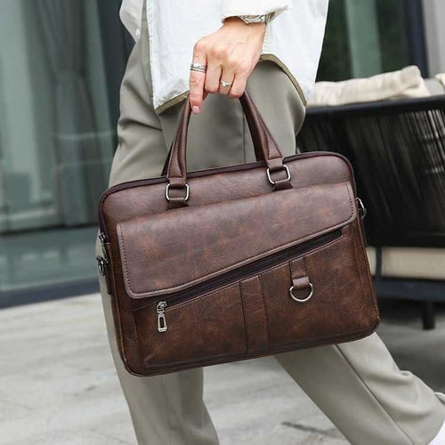 Premium Leather Laptop Bag