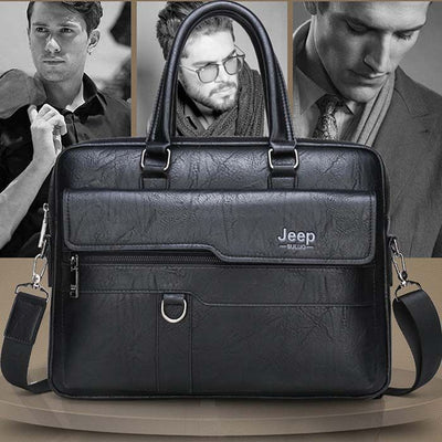 Jeep single pocket laptop bag