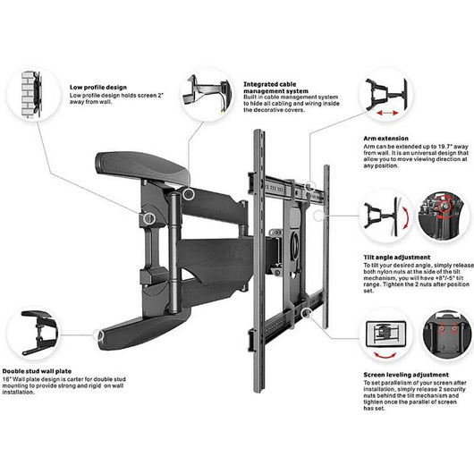 North Bayou TV Wall Mount