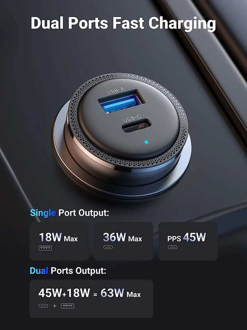 UGREEN Fast Car Charger Adapter