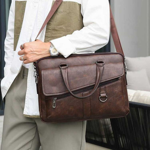 Premium Leather Laptop Bag