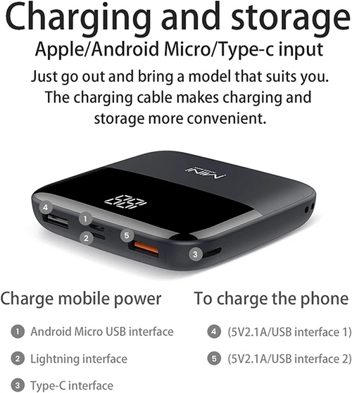 10000mAh Mini Powerbank