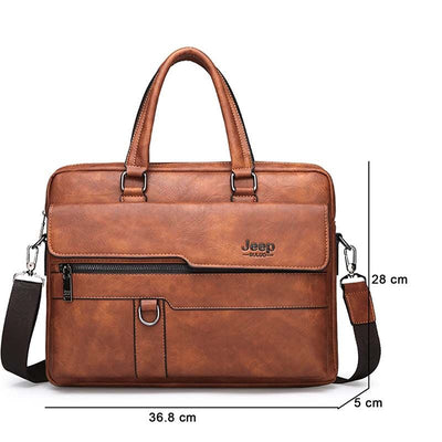 Jeep single pocket laptop bag