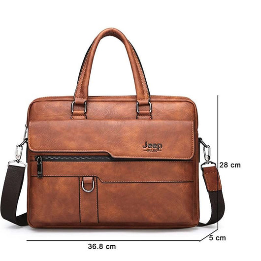 Jeep single pocket laptop bag