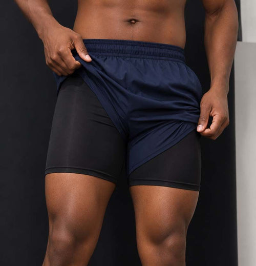 2Pcs Gym Shorts