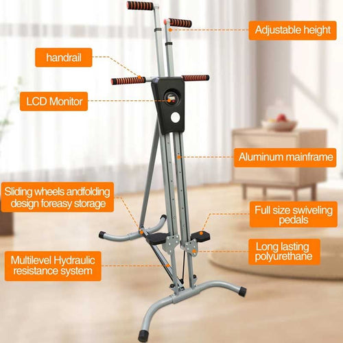 Vertical Maxi Climber Fitness Machine