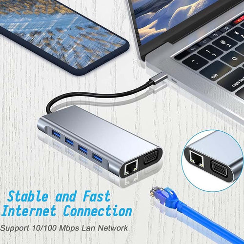 11in1 Usb C Hub Docking Station