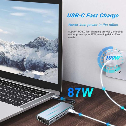 11in1 Usb C Hub Docking Station