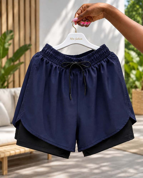 2Pcs Gym Shorts