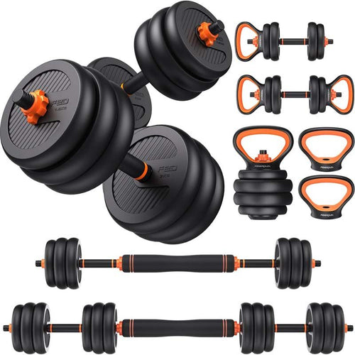 50Kg Coated Dumbbell Set