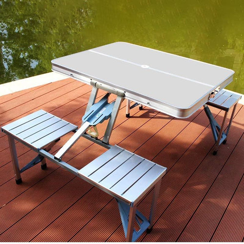 Foldable Camping Table with Chairs