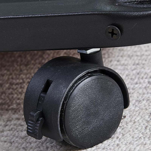 2-Layer Side Table With Wheels