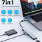7in1 USB Hub -  Silver