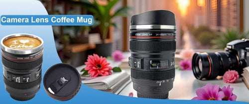 450ml Camera Lens Insulated Mug