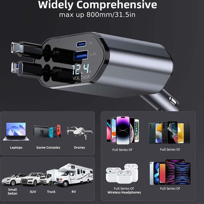 4in1 Car Fast Charger