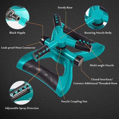 3 Arm Garden Sprinkler