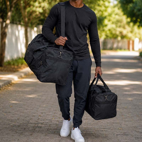 Large + Medium Spacious Travel Bag Combo