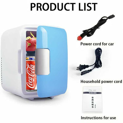 4L Mini Portable Car Mini Fridge