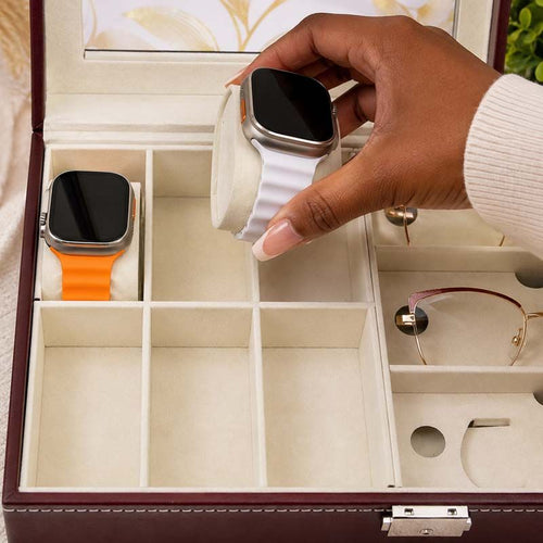 Premium Watch Organizer with Sunglasses Slots