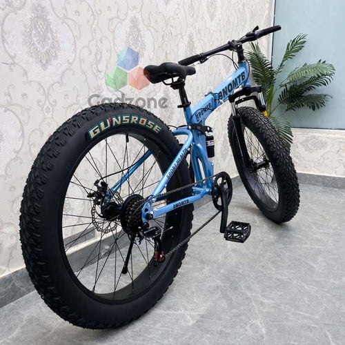 Foldable Fat Bike with Dual Suspension