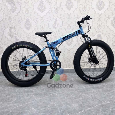 Foldable Fat Bike with Dual Suspension