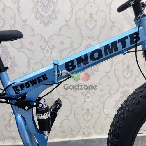 Foldable Fat Bike with Dual Suspension