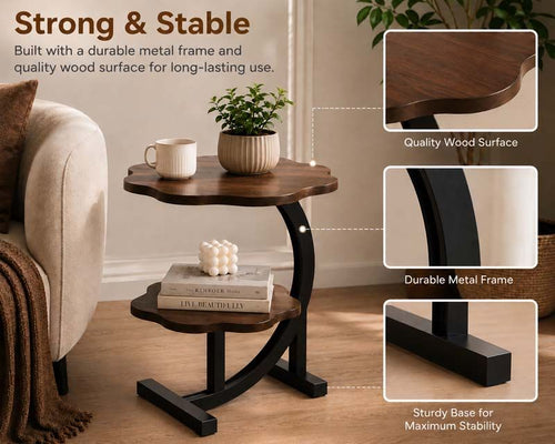 Floral Shaped Round Table