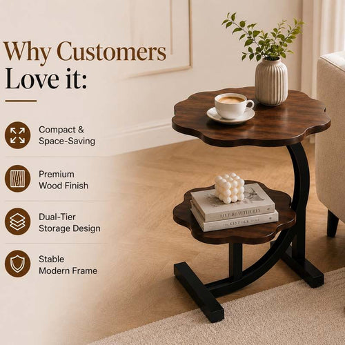 Floral Shaped Round Table