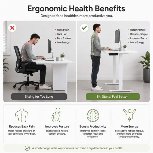 1.2M Electric Height Adjustable Desk