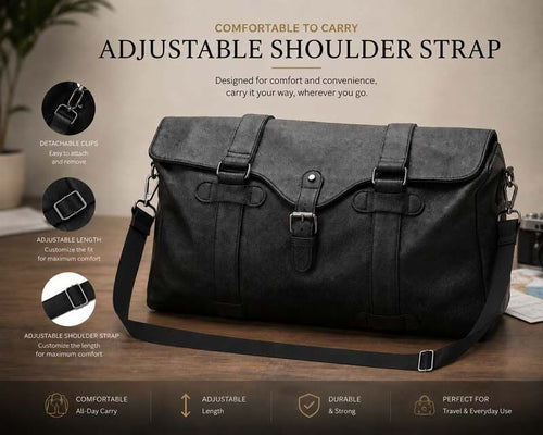 Premium PU Leather Duffle Bag